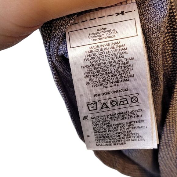 Adidas Women's Speckled Purple Sleeveless Mock Neck Top Size US S - Picture 6 of 6